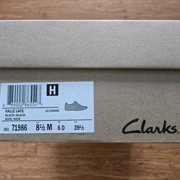 Clarks Nalle Lace, black, size 8.5, NEW, NEVER WORN - Picture 2 of 12